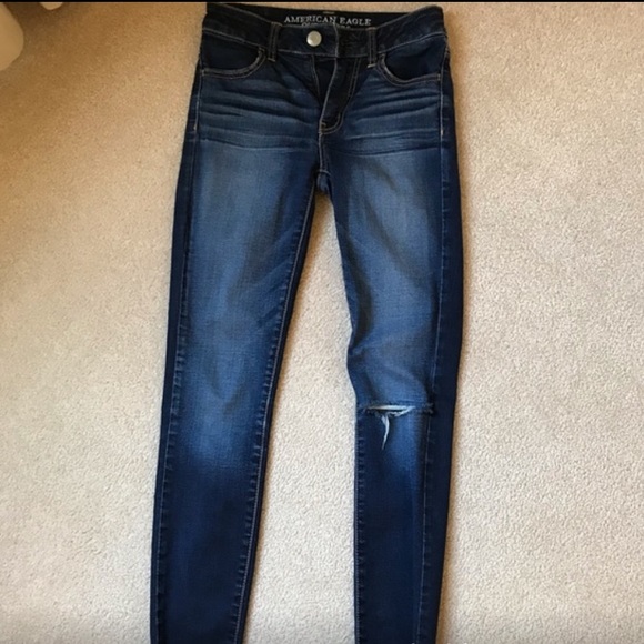 American Eagle Hi-Rise Super Stretch Crop Jegging - Picture 1 of 4